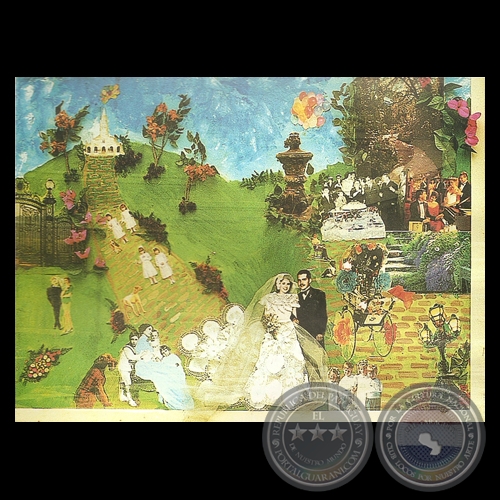 CASAMIENTO, 1999 - Técnica mixta de IRMA GOROSTIAGA